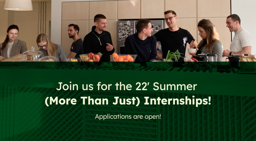 Join us for our Summer Internships